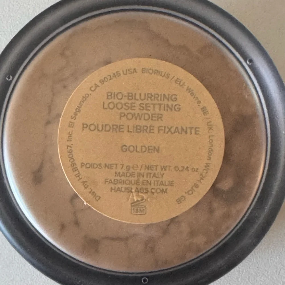 HAUS LABS BY LADY GAGA Bio-Blurring Loose Setting Powder - Golden no box